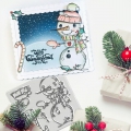 Bild 8 von Polkadoodles Clear Stamps - Smiley Snowman