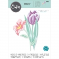 Sizzix Thinlits Die Set  - Layered Spring Flowers - Stanze Blume Tulpe