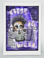 Bild 2 von IndigoBlu Gummistempel - Spooky Boy A6 Red Rubber Stamp