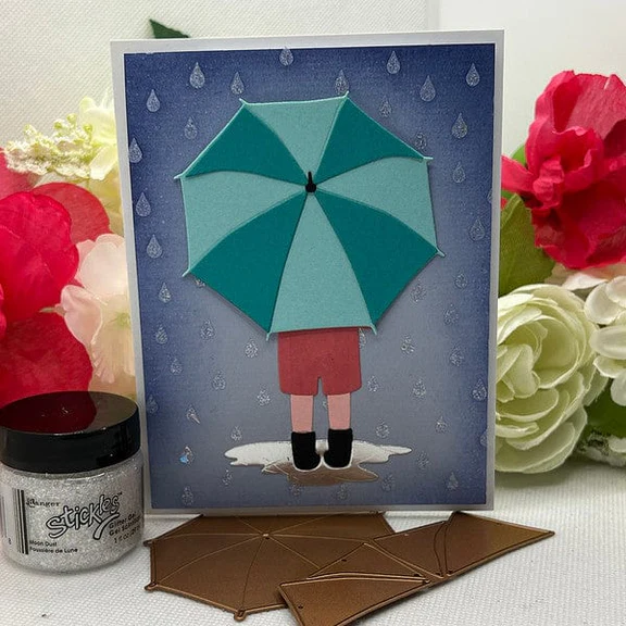 Bild 4 von Spellbinders DANCIN' IN THE RAIN ETCHED DIES FROM THE OUT AND ABOUT COLLECTION - Stanz-Set