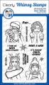 Whimsy Stamps Clear Stamps  - Gossip Holiday Girls