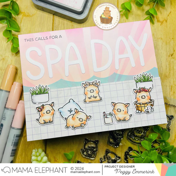 Bild 2 von Mama Elephant - Clear Stamps LITTLE PIG AGENDA