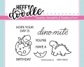 Bild 1 von Heffy Doodle Clear Stamps  - Dinky Dinos - Stempel Dinosaurier