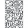 Sizzix 3-D Texture Fades Embossing Folder by Tim Holtz - Prägefolder - Mini Cobblestone