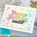 Bild 8 von Waffle Flower Confetti Background Stencil - Stencilschablone 