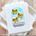 Bild 2 von Waffle Flower Multiple Butterflies Die-n-stencil - Schmetterlinge und Schablone