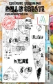 AALL & Create Clear Stamps  - Heart Grunge