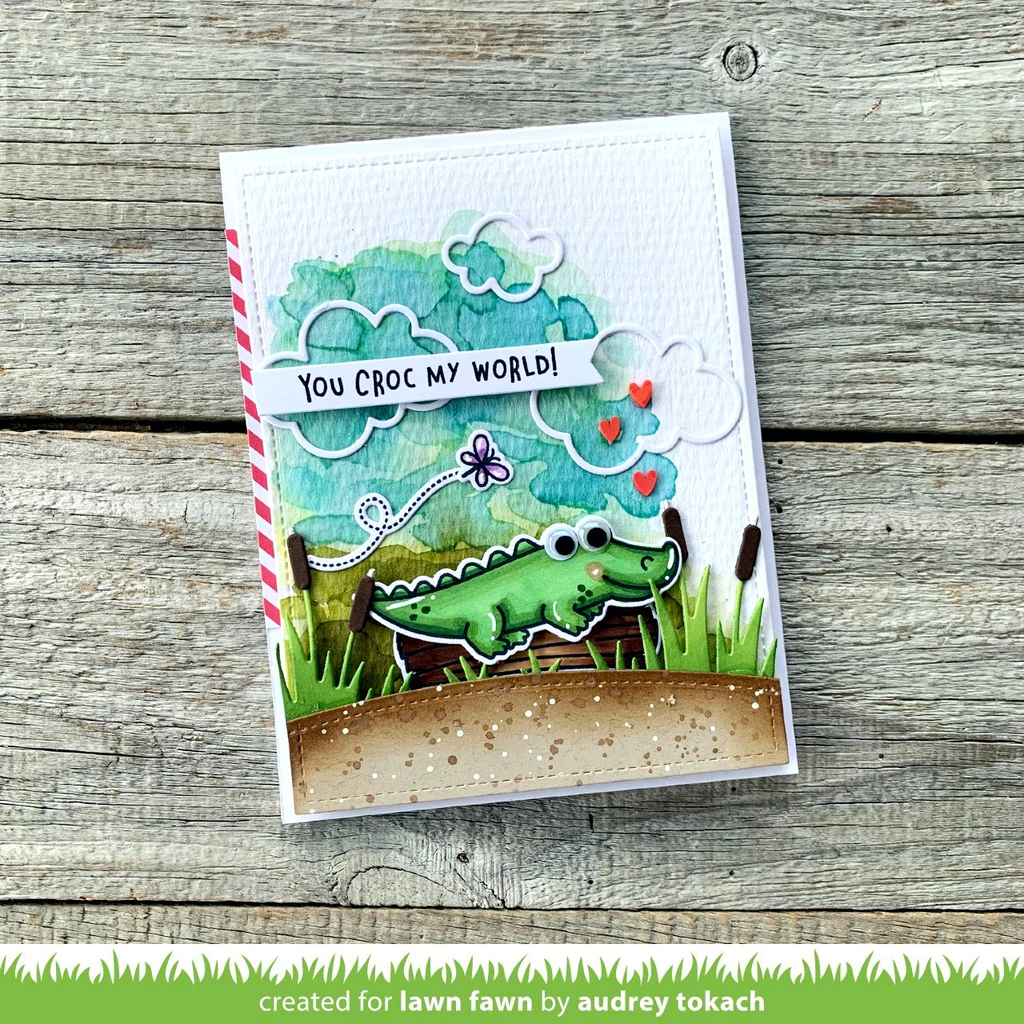 Bild 2 von Lawn Fawn Clear Stamps - Croc My World