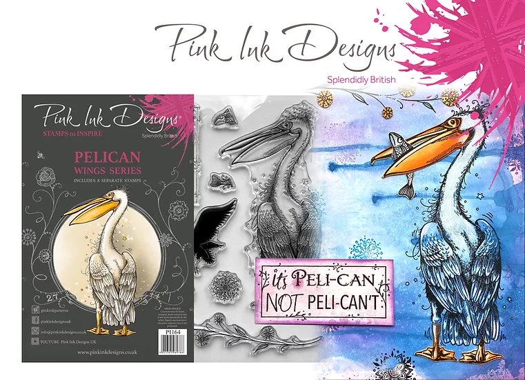 Bild 15 von Pink Ink Designs - Stempel Pelican - Pelikan