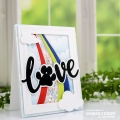 Bild 5 von Whimsy Stamps Die Stanze - Love Paw Word and Shadow Die Set