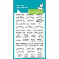 Lawn Fawn Clear Stamps  - Reveal Wheel Spring Sentiments
