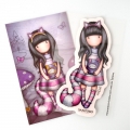 Bild 3 von Gorjuss Wonderland Cling Stamp Stempelgummi - No.6 Cheshire Cat