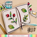Bild 2 von Waffle Flower Sketch Book Stamp Set - Stempel Buch/Fotoalbum