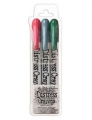 Tim Holtz Distress Holiday Pearlescent Crayon Set #1