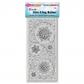 Stampendous Cling Stamps Slim Snowflake Wishes - Stempelgummi Schneeflocke