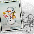 Bild 4 von Polkadoodles Clear Stamps - Smiley Snowman