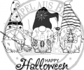 StempelBar Stempelgummi Halloween-Gnome