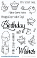 Your Next Stamp Clear Stamp Birthday Chickie