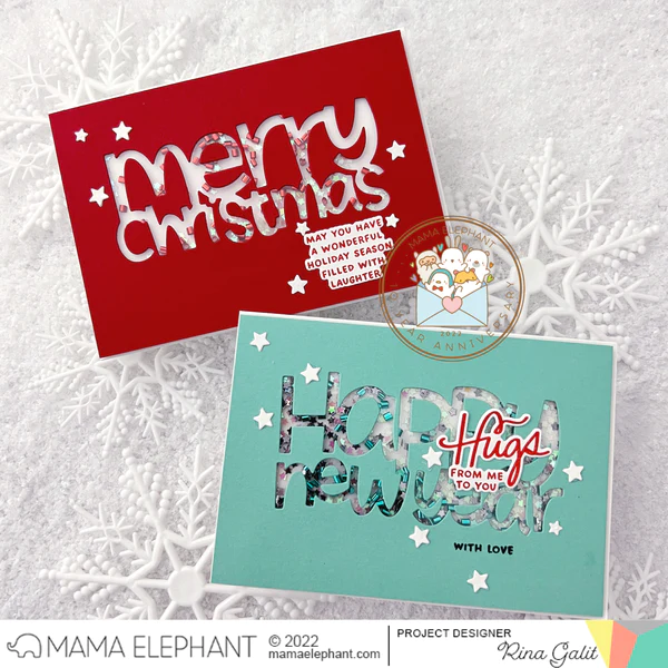 Bild 3 von Mama Elephant - Die BOLD MERRY WORDS - CREATIVE CUTS - Stanzen