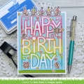 Bild 4 von Lawn Fawn Cuts  - Stanzschablone - giant outlined happy birthday: portrait