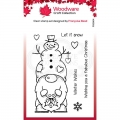 Woodware Clear Stamp Singles Snow Gnome - Schnee Gnome
