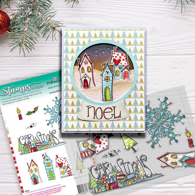 Bild 8 von Polkadoodles Clear Stamps - Christmas Holiday Scenes