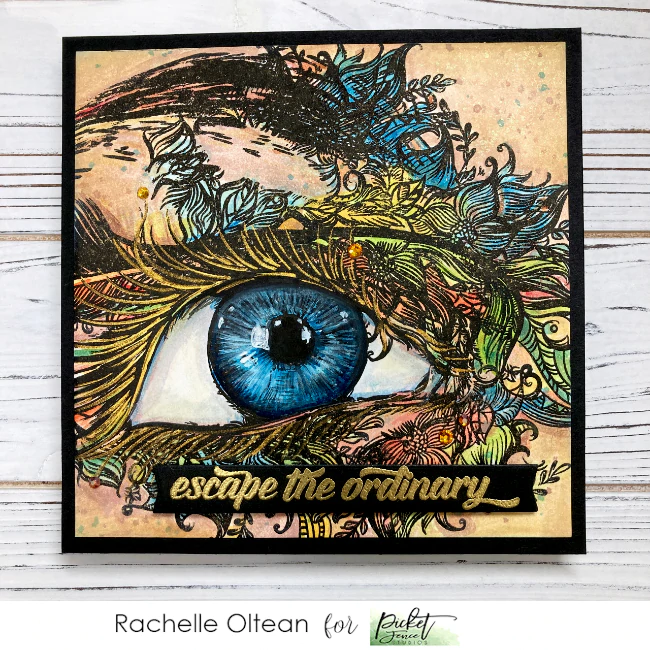 Bild 5 von Picket Fence Studios Clear Stamps - Free Expression - Auge