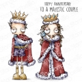 Gummistempel Stamping Bella Cling Stamp ODDBALL QUEEN AND KING