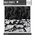 Bild 1 von Hero Arts Cling Stamp - Snowy Rooftops - Schnee Dächer