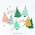 Bild 2 von Concord & 9th Clear Stamp - FA LA LA FRINGE TREE - Weihnachtsbaum