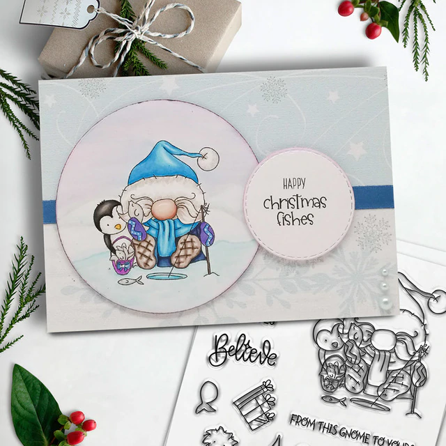 Bild 12 von Polkadoodles Clear Stamps - Christmas Fishes