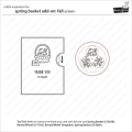 Bild 8 von Lawn Fawn Clear Stamps - spring basket add-on: fall