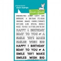 Lawn Fawn Clear Stamps  - Clearstamp Offset Sayings: Birthday
