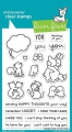 Lawn Fawn Clear Stamps - Happy Hugs