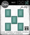 Bild 1 von Sizzix Thinlits Dies Stanzschablone By Tim Holtz Stacked Tiles, Rectangles  - Rechteck