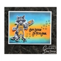 Bild 2 von Crackerbox & Suzy Stamps Cling - Gummistempel Rocket Raccoon