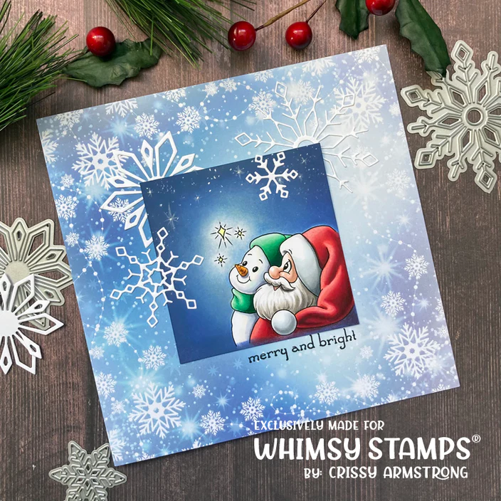 Bild 4 von Whimsy Stamps Clear Stamps - Santa and Friends