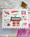 Bild 5 von Waffle Flower Postage Collage Dear Santa  Stencil - Schablone Weihnachtsmann