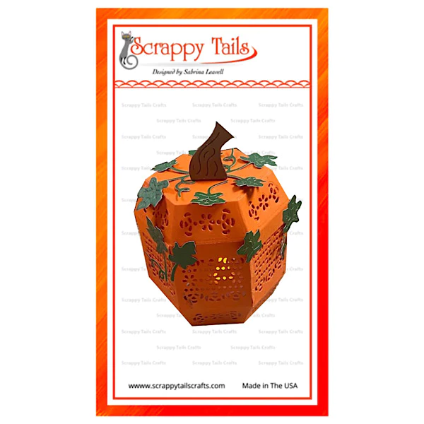 Bild 2 von Scrappy Tails Gummibänder - für A7 Pumpkin Pop Up Card