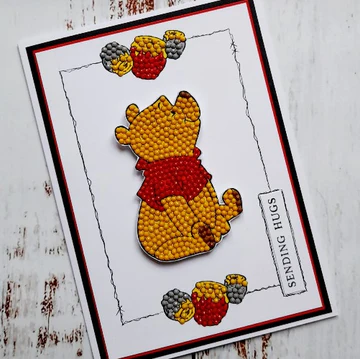 Bild 5 von Disney Winnie The Pooh A6 Crystal Art Stamp - Pooh Bear - Clear Stamps Winnie Puuh