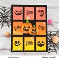 Bild 4 von Whimsy Stamps Stencil - Halloween Expressions - Kürbisgesichter