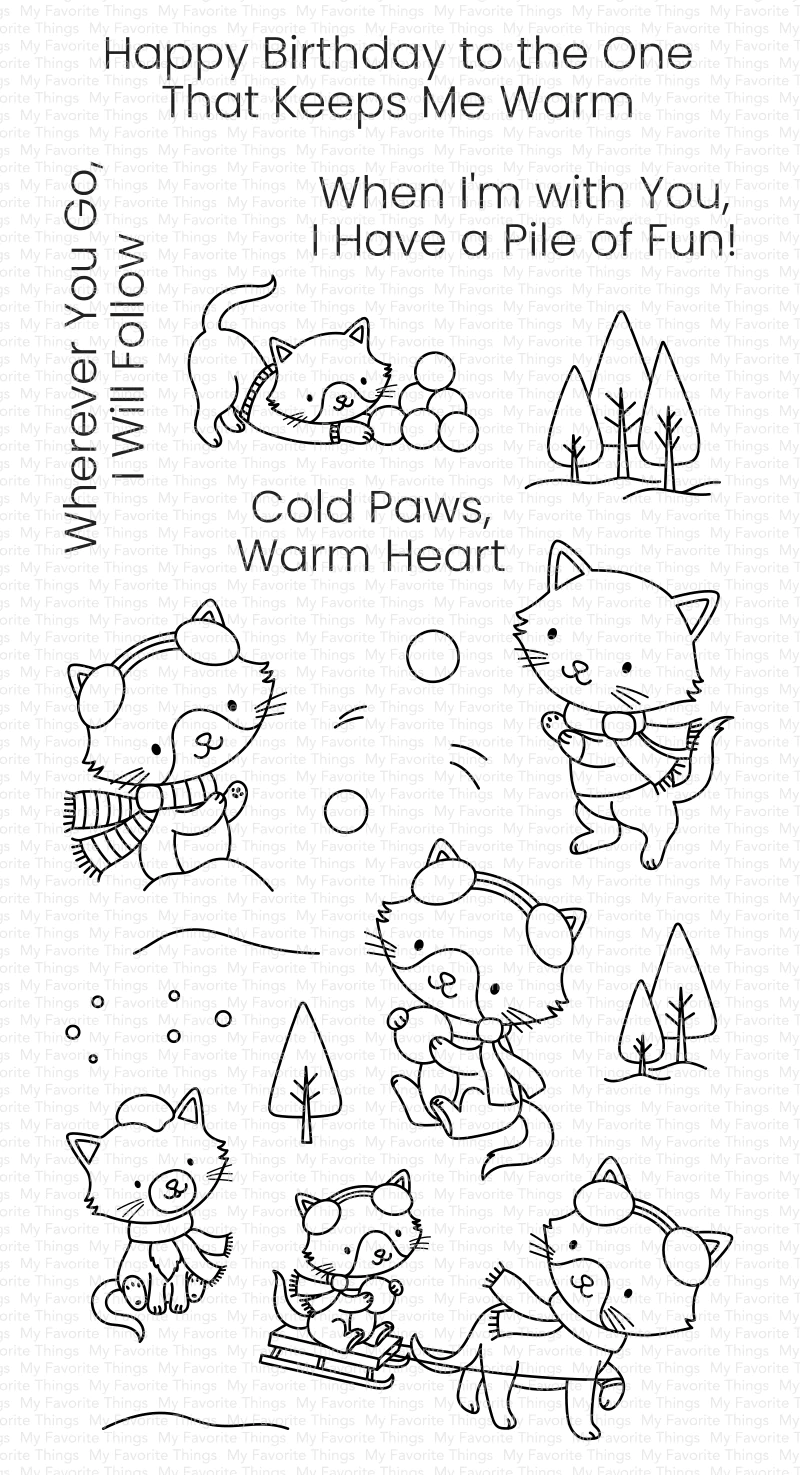 Bild 1 von My Favorite Things - Clear Stamps Winter Kittens - Winter Katzen