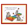 Bild 3 von Spellbinders  Music to My Ears Cling Rubber Stamp Set - House Mouse Stempelgummi