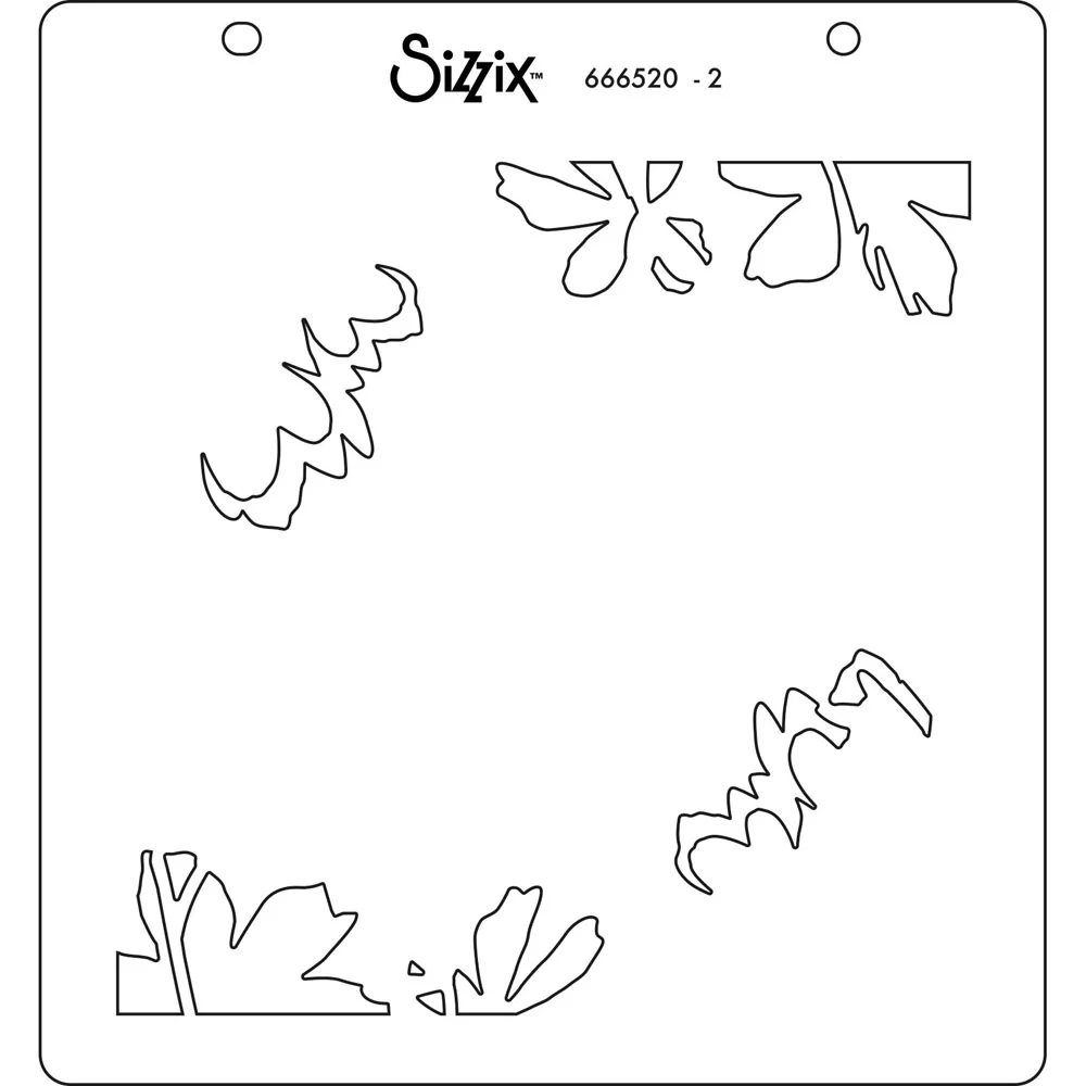 Bild 5 von Sizzix - Layered Stencils - Botanical Border by Jennifer Ogborn