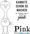 StempelBar Stempelgummi Flamingo - Pink macht glücklich