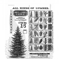 Tim Holtz Stempelgummis Winter Woodlands