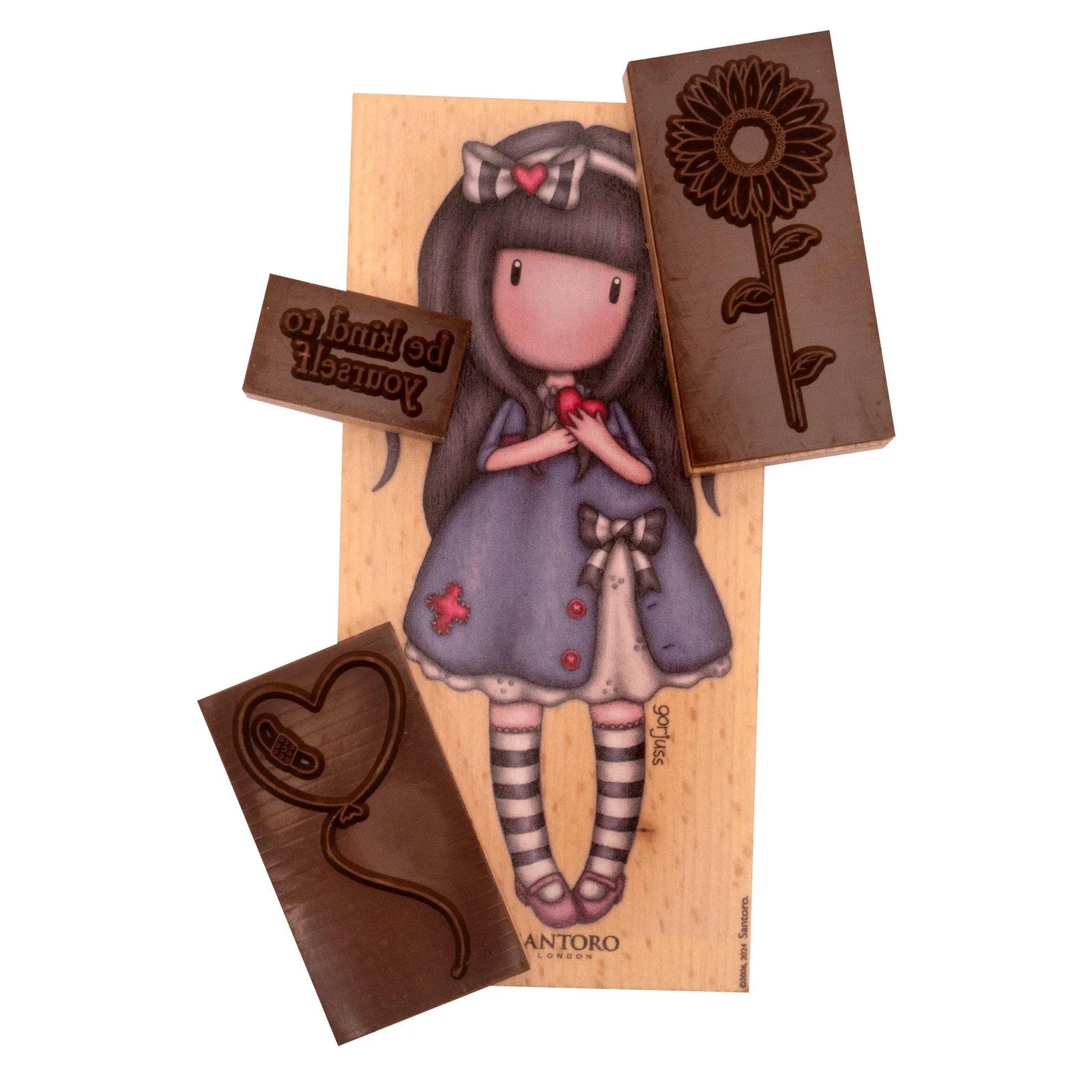 Bild 2 von Gorjuss Be Kind Wooden Stamp Set Be Kind to Yourself - Holzstempel