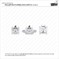 Bild 2 von Lawn Fawn Cuts  - Stanzschablone Tiny Gift Box Holiday Hats add-on Weihnachten Mütze