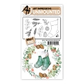 Bild 1 von Art Impressions Stamp Set - Christmas Wreath - Weihnachtskranz