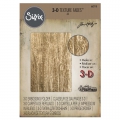 Sizzix 3D Texture Fades Embossing Folder By Tim Holtz - 3D Prägefolder Lumber
